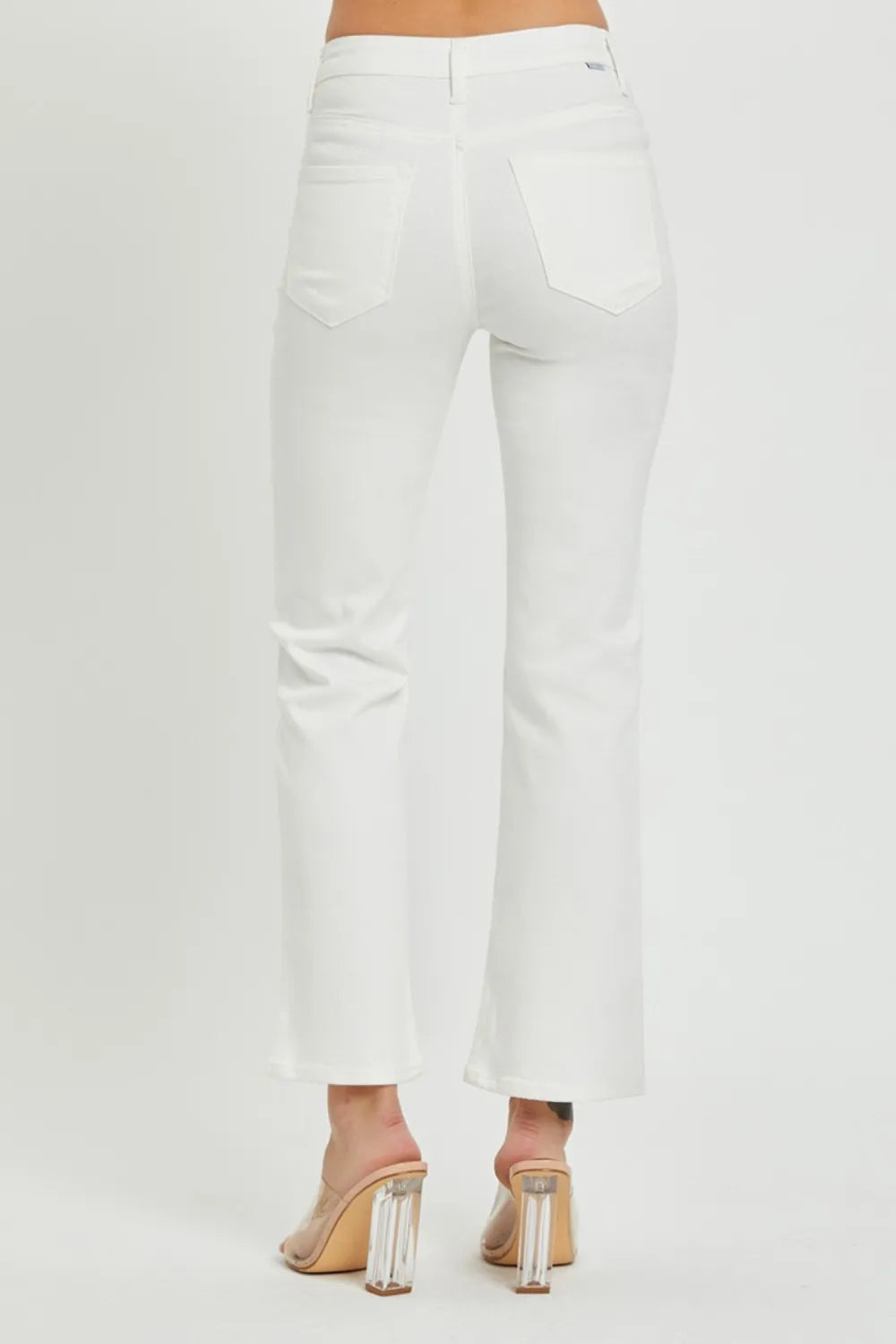 RISEN Full Size Mid Rise Jeans with Pockets Secondary image