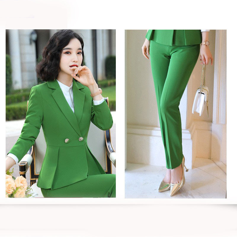 Fashion Women's Solid Color Professional Wear Suit Secondary image