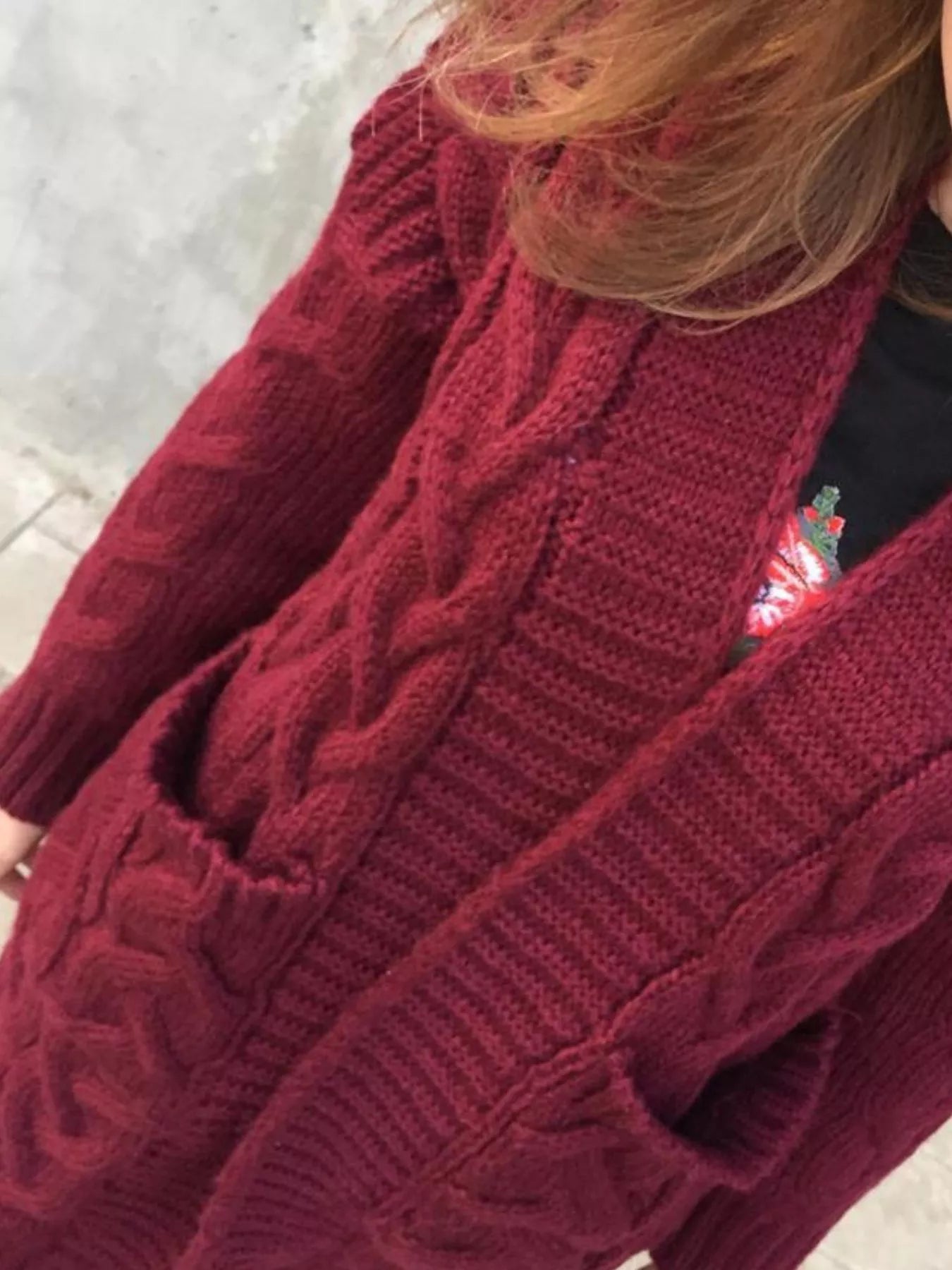 Chunky Knit Open Front Cardigan Secondary image