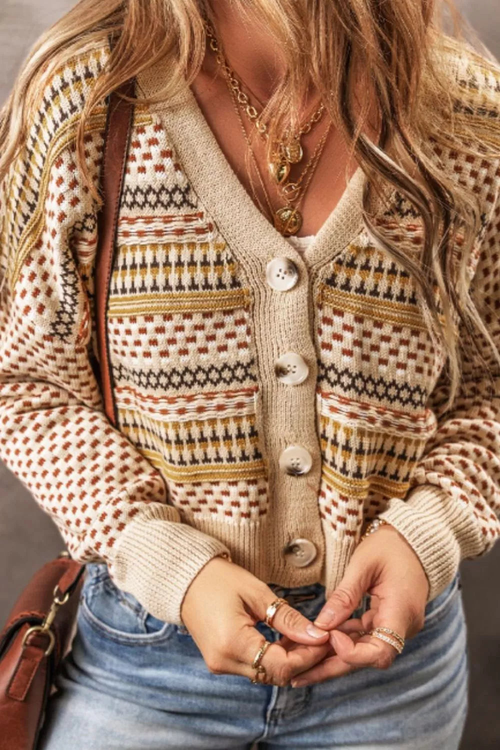 Button Down Long Sleeve Cardigan Secondary image